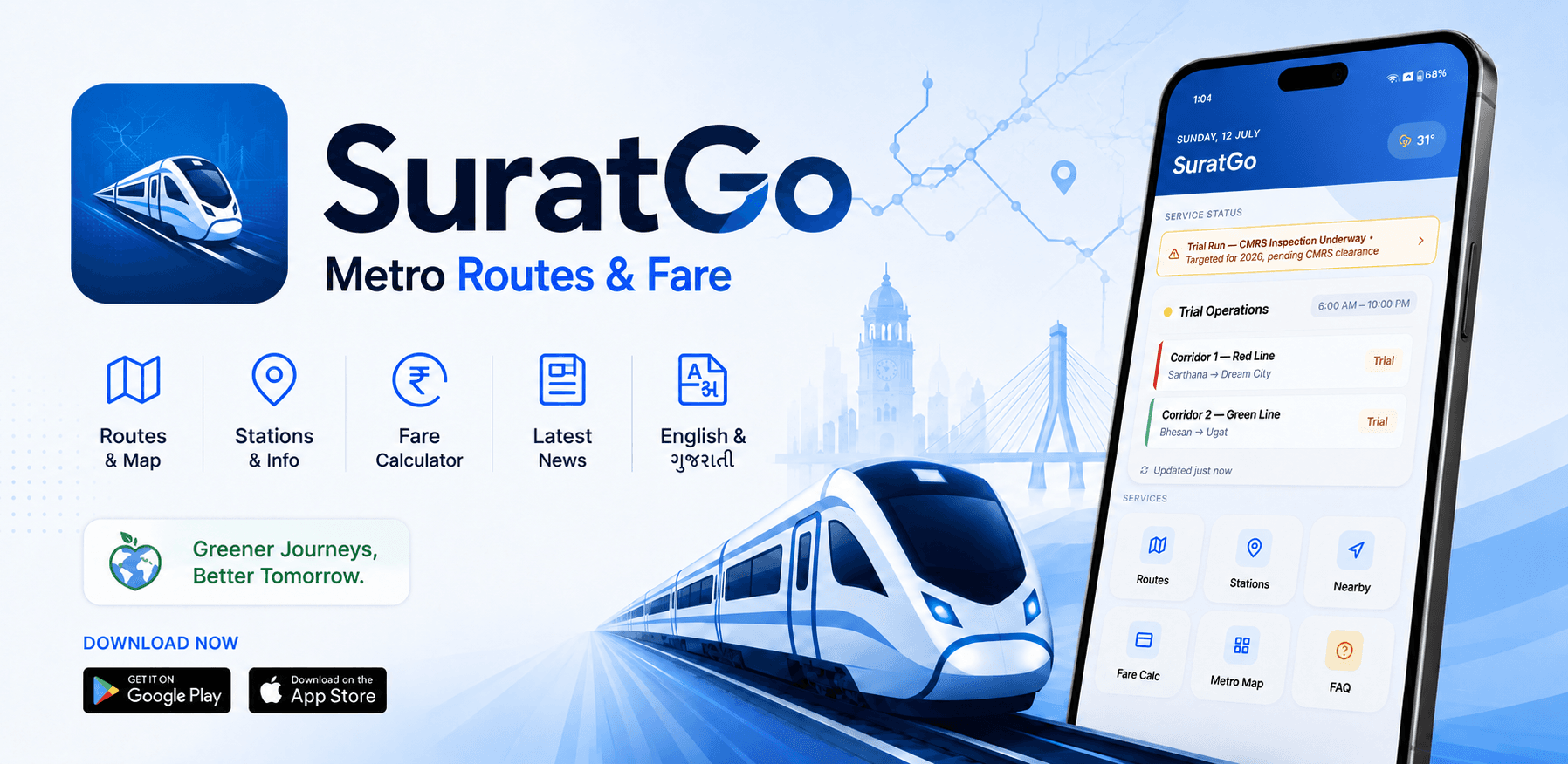 SuratGo App Preview